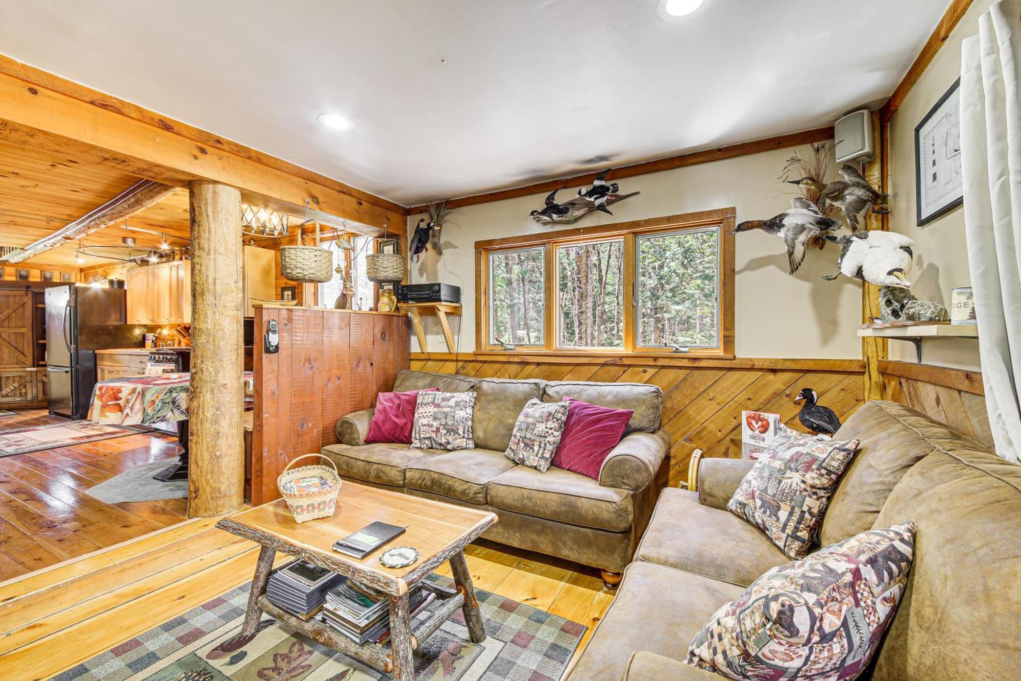 Rustic Searsport Cabin Loft And Sunroom On 10 Acres Exterior foto
