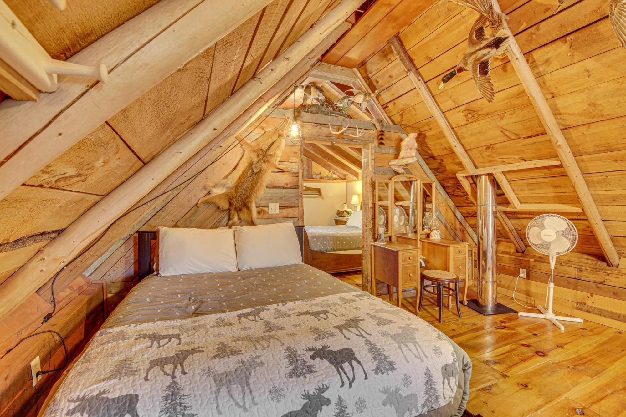 Rustic Searsport Cabin Loft And Sunroom On 10 Acres Exterior foto