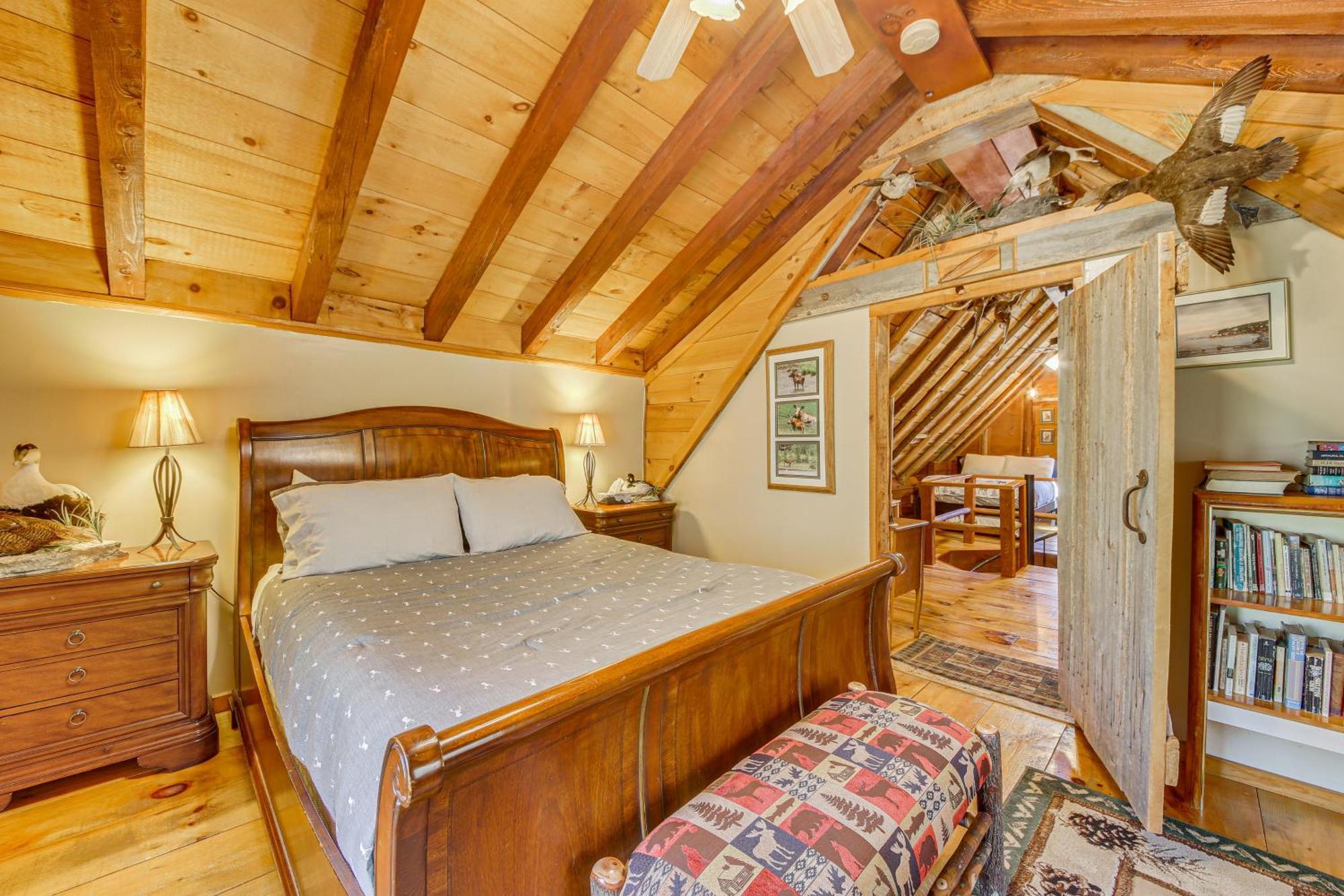 Rustic Searsport Cabin Loft And Sunroom On 10 Acres Exterior foto