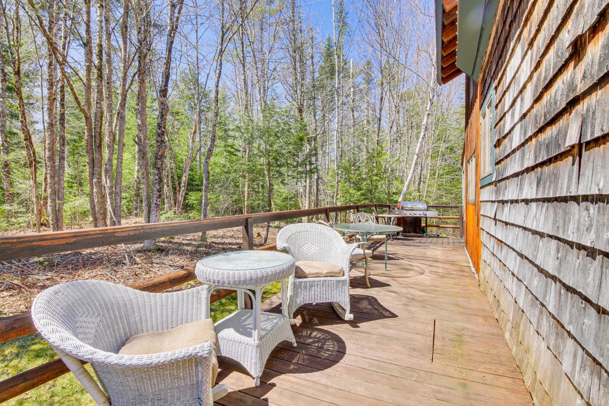 Rustic Searsport Cabin Loft And Sunroom On 10 Acres Exterior foto