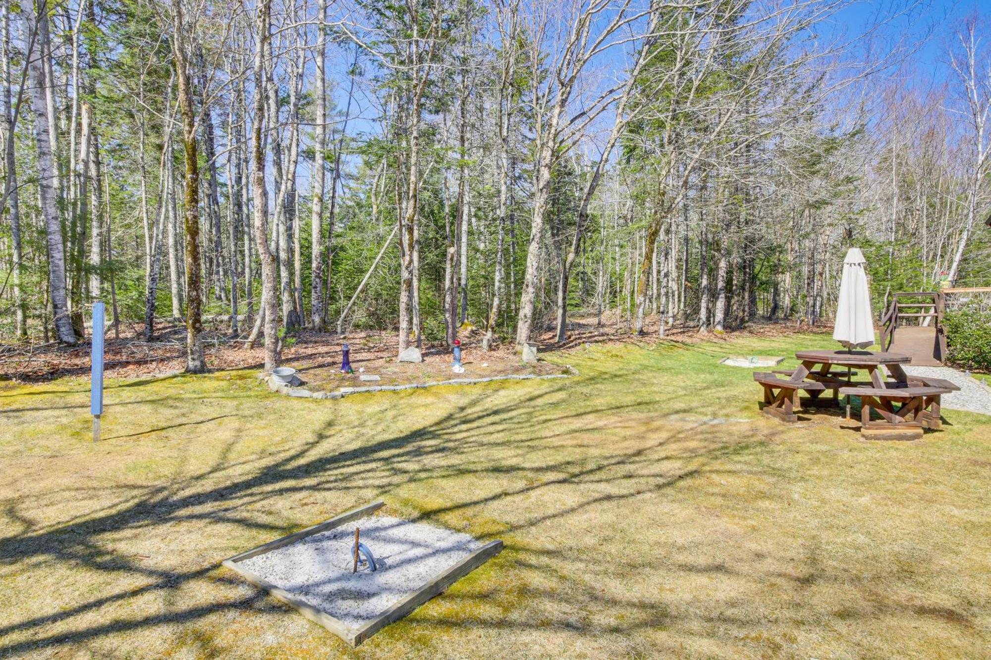 Rustic Searsport Cabin Loft And Sunroom On 10 Acres Exterior foto