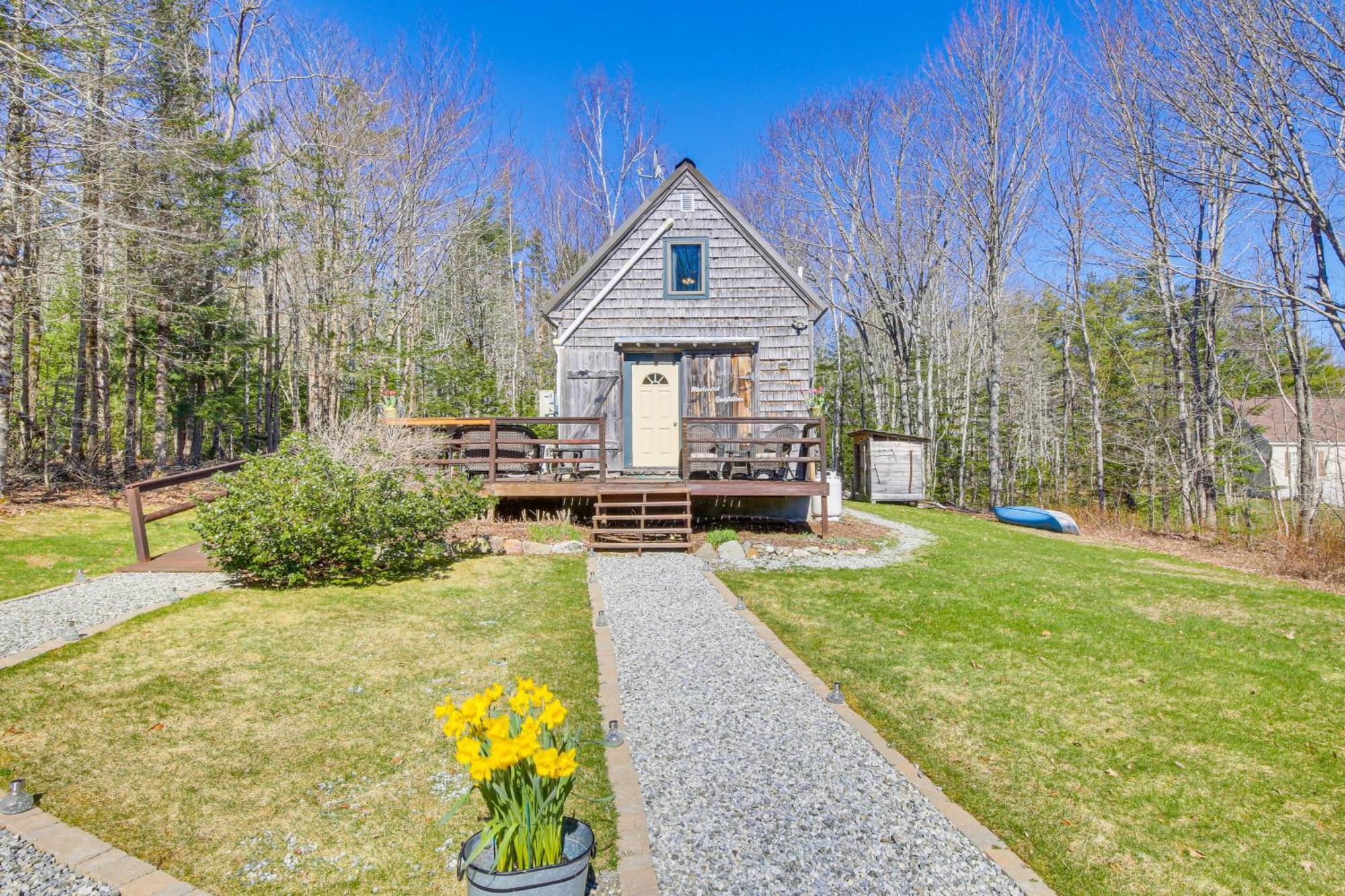 Rustic Searsport Cabin Loft And Sunroom On 10 Acres Exterior foto